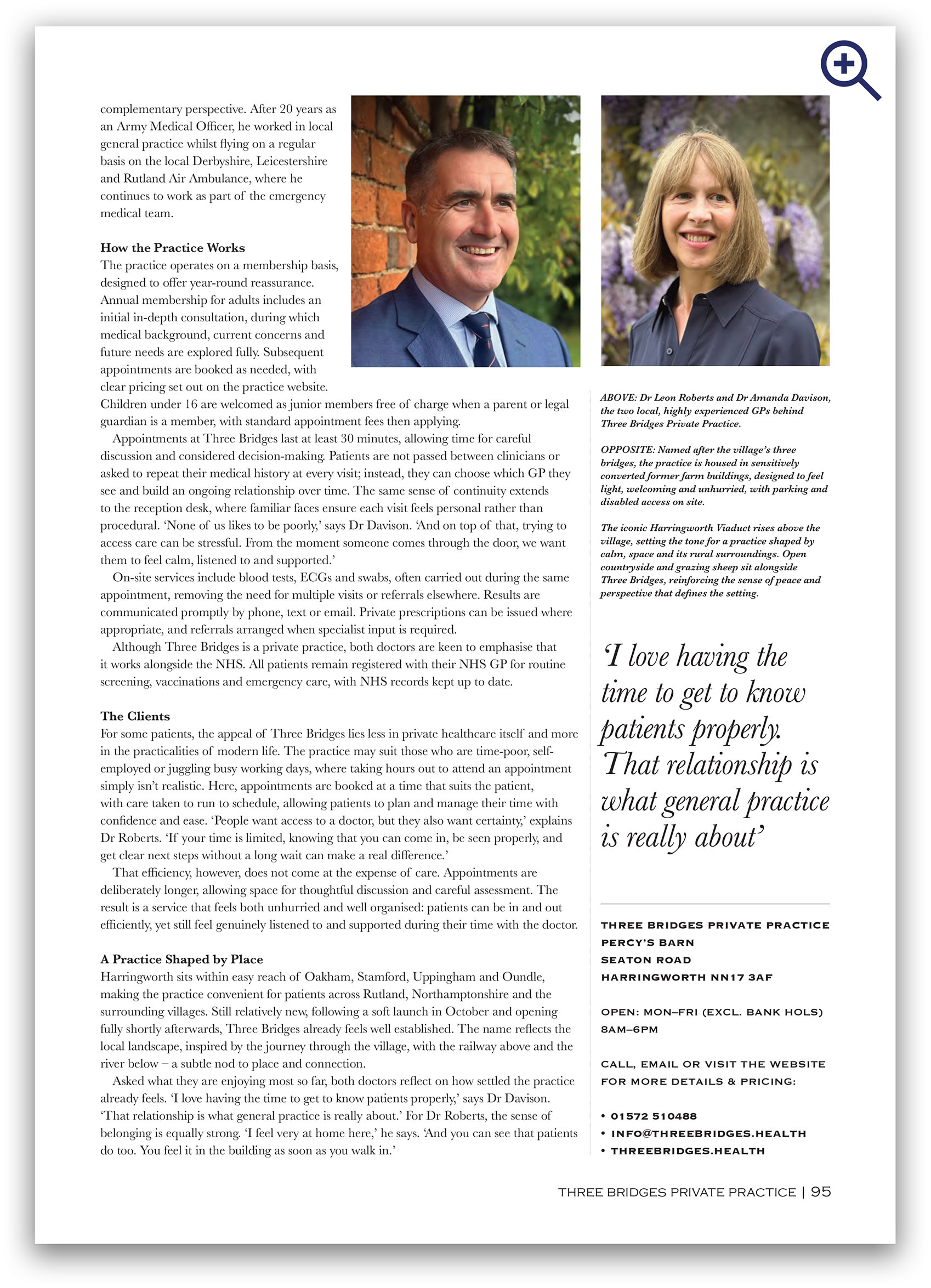 Rutland & Stamford Living Magazine Editorial Page Two