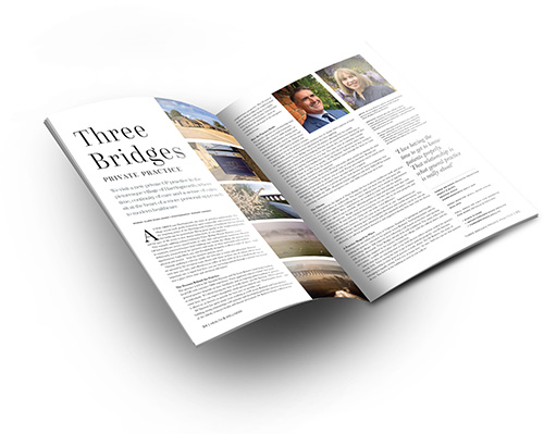 Rutland Living Magazine Editorial Mock Up